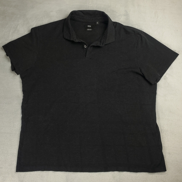 Hugo Boss Polo Shirt Mens XL Regular Fit Mercerised Golf Performance Stretch - Picture 1 of 9